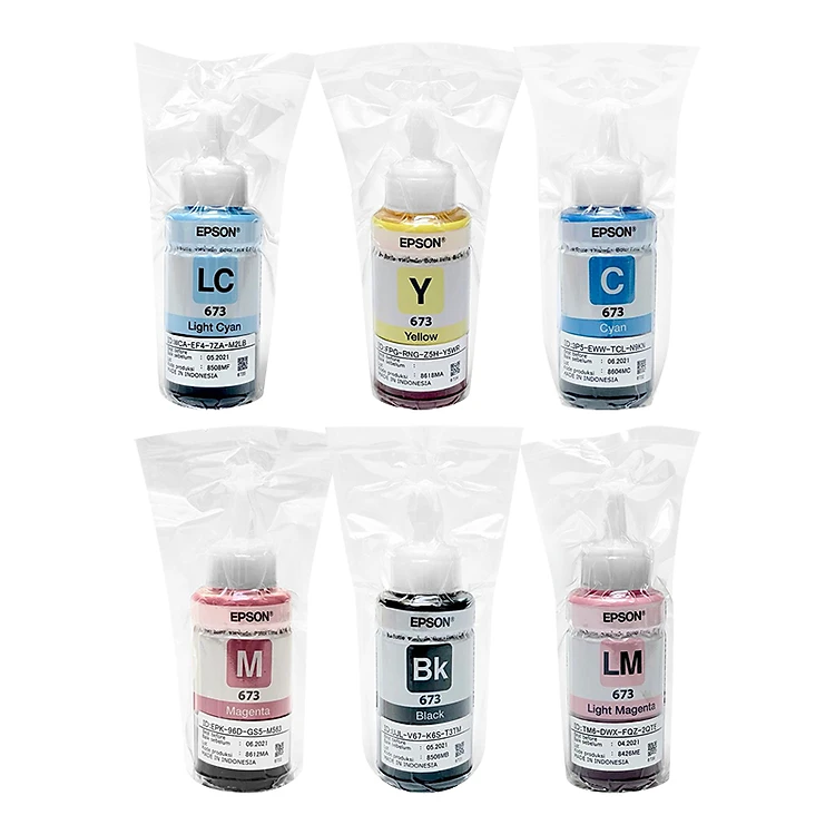 Mực In Epson 673 (6 Màu) L805 / L850 / L1800 / L810 / L800