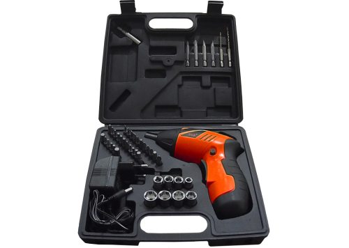 Bộ Máy Khoan Và Vặn Ốc Vít 45 Món Sạc Pin TGF 4.8V 45PCS (Đen)